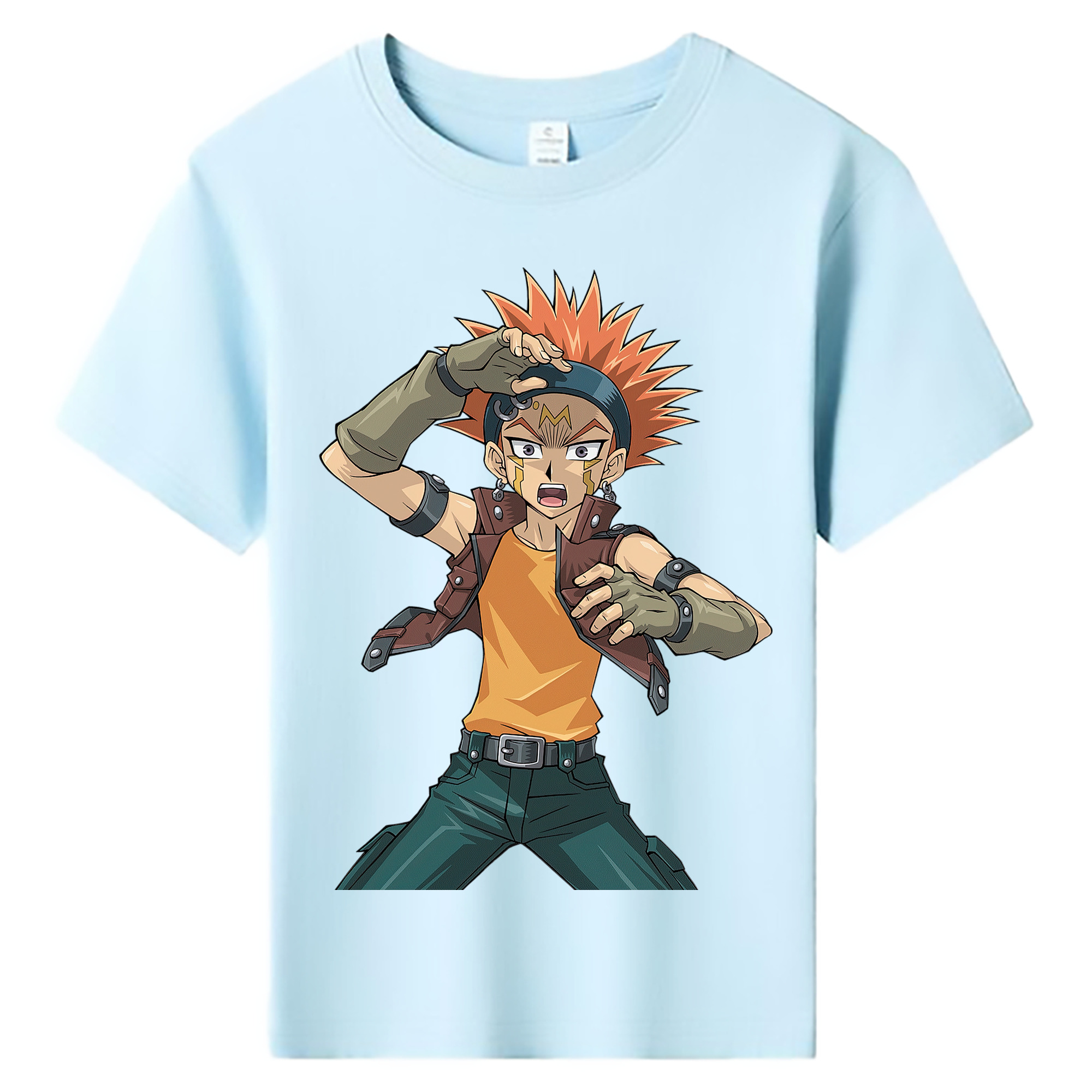 （画像用） 遊☆戯☆王 Yu-Gi-Oh! 綿100％キッズTシャツ（フロントプリント）